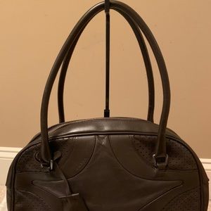 Prada Vitello Drive Bowler  Handbag